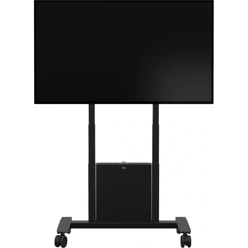 SMS Func Mobile Motorized Flipster 2 vežimėlis – juodas – iki 65 colių ekranams – skirtas Microsoft Surface Hub 2S 50 inch, Samsung Flip WM55H, Flip 2 WM55R, WM65R, WM85R