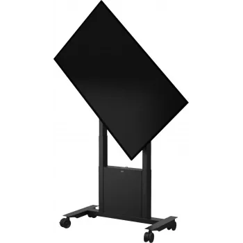 SMS Func Mobile Motorized Flipster 2 vežimėlis – juodas – iki 65 colių ekranams – skirtas Microsoft Surface Hub 2S 50 inch, Samsung Flip WM55H, Flip 2 WM55R, WM65R, WM85R