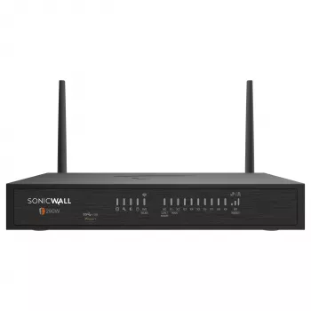 SonicWall TZ 380W apsaugos įrenginys su Wi-Fi 6, 2.5GbE/5GbE/1GbE, 1 metų Cloud Secure Edge