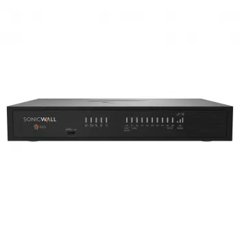 SonicWall TZ480 Gen 8 Desktop Security Appliance – 6 Gbps ugniasienė, 8x1GbE, 2x2.5GbE, 2x5GbE SFP+