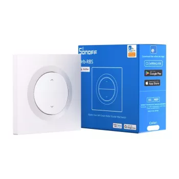 SONOFF MINI-RBS-E Matter išmanusis jungiklis žaliuzėms, Wi-Fi 2.4GHz, AC 100-240V, 3A