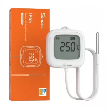 Sonoff SNZB-02LD Zigbee 3.0 LCD temperatūros jutiklis su išoriniu zondas