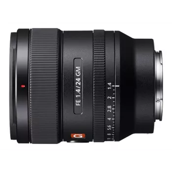 Sony FE 24mm f/1.4 G Master pilno kadro pirminis objektyvas