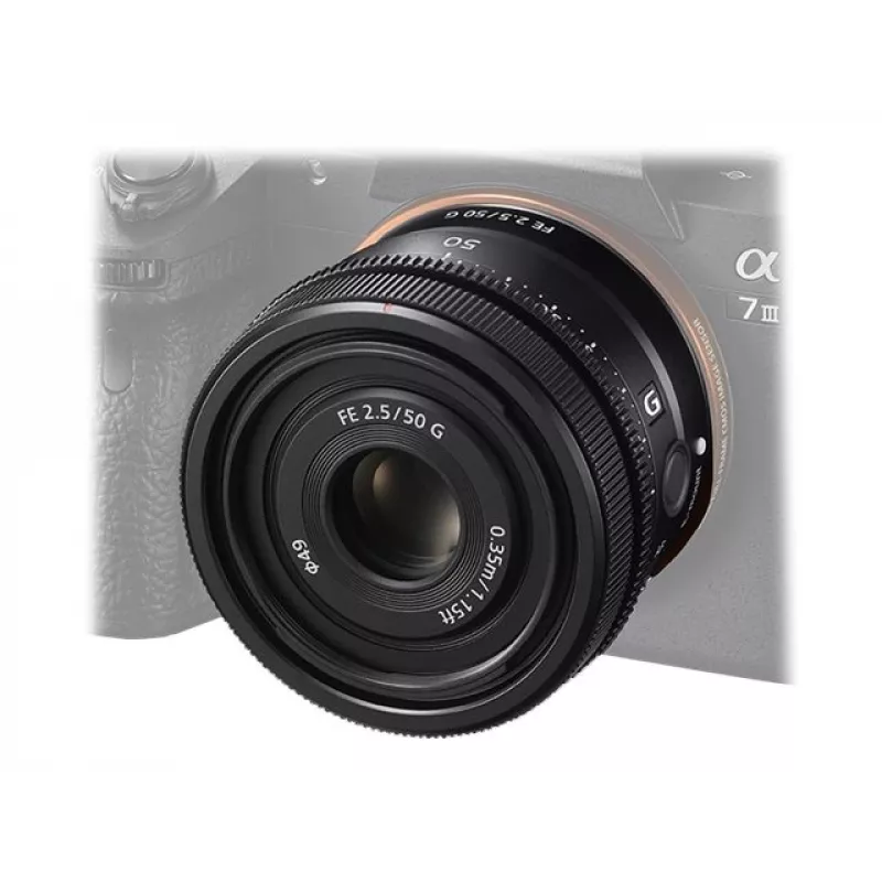Sony FE 50mm f/2.5 G objektyvas