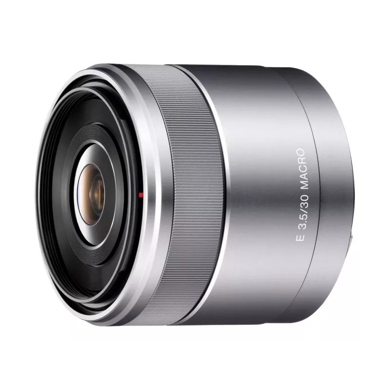 Sony SEL30M35S.SYX E-Mount 30mm f/3.5 makro objektyvas (sidabrinis)