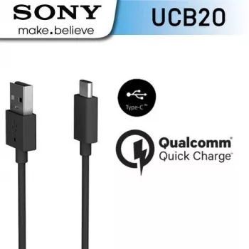 Sony UCB-20 USB-C duomenų kabelis 3A 1m juodas (Bulk)