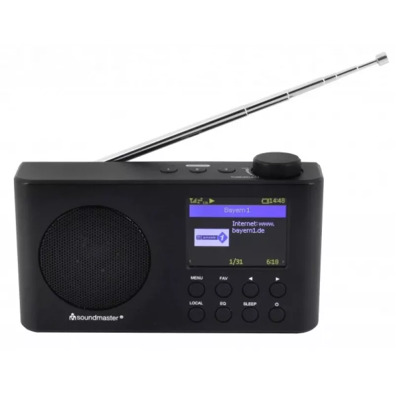 Soundmaster IR6500SW nešiojamas skaitmeninis radijas Internet/DAB+/FM WLAN Bluetooth