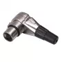 Soundsation GO-LINK SXLR034F-B 3 kontaktų XLR moteriška jungtis, litavimui, juoda, 25 vnt. pakuotė