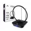 Spacetronik Locus patalpų DVB-T2 antena su 45 dB stiprintuvu ir maitinimo adapteriu