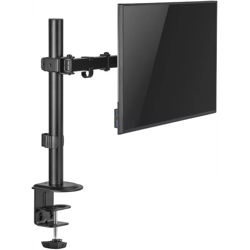 Spacetronik SPA-112 Monitorio laikiklis ant stalo 1 monitoriui 17-32 colių juodas