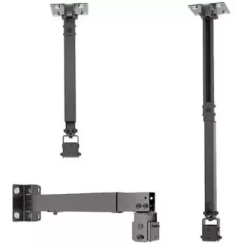 Spacetronik SPA-P01B Universalus projektoriaus laikiklis 2-in-1 luboms/sienai, 15 kg, plienas, juodas