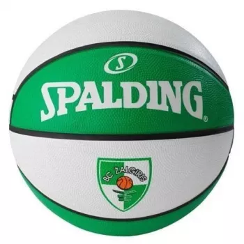 SPALDING EuroLeague Žalgiris Kaunas Official Replica Basketball 7 dydis oranžinis/kreminis