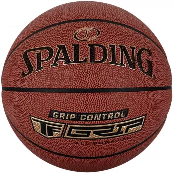 Spalding Grip Control krepšinio kamuolys 7 dydžio, rudos spalvos, kompozitinė oda, vidaus/lauko