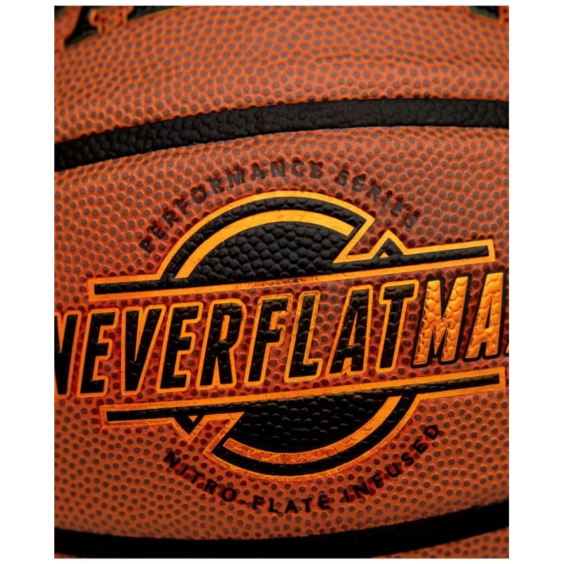 Spalding Neverflat Max krepšinio kamuolys Indoor & Outdoor Brown 7 dydis
