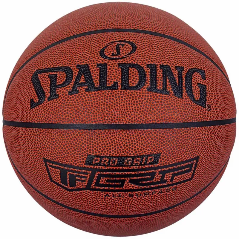 Spalding Pro Grip krepšinio kamuolys 7 dydis – vidaus/lauko kompozitinė oda, gilus kanalas, 8 plokštės
