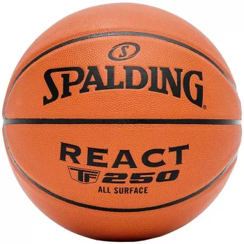 Spalding React TF-250 krepšinio kamuolys, 5 dydis, rudas 76803Z