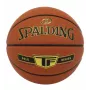 Spalding TF Gold krepšinio kamuolys patalpoms ir laukui - oficialus 7 dydis, kompozitinė oda, patobulintas sukibimas, gilūs grioveliai, oranžinė