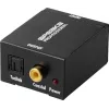 SpeaKa Professional SP-ATDAC-100 analoginio į skaitmeninį garso konverteris RCA į Toslink ir koaksialinį 24-bit/48kHz juodas SP-13904368