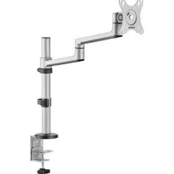 SpeaKa Professional SP-MM-1060 vieno monitoriaus laikiklis stalviršiui 17-32 colių ekranams, aliuminis, visapusiško judesio, reguliuojamo aukščio, VESA 75/100, 9kg, juodas SP-14376400
