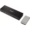 SpeaKa Professional SP-SWAP-500 2 portų HDMI KVM matricinis perjungiklis su audio, 4K UHD, USB 2.0 šakotuvu, metalinis, juodas SP-13904372