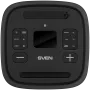 Kolonėlė Party Box SVEN PS-1250, juoda (300W, TWS, IPx4, Bluetooth, FM, USB, microSD, LED ekranas, 13500mAh)