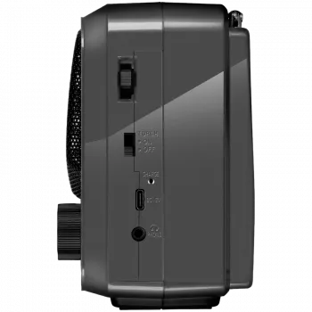 Garsiakalbis SVEN SRP-150, pilka (3W, Bluetooth, FM/AM/SW, USB, microSD, žibintuvėlis, baterija)