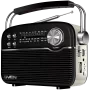 Garsiakalbis SVEN SRP-500, juodas (3W, Bluetooth, FM/AM/SW, USB, microSD, AUX, baterija)