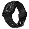 Spigen sportinė apyrankė su integruotu apsauginiu korpusu Apple Watch 44 mm, juoda