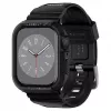 Spigen sportinė apyrankė su integruotu apsauginiu korpusu Apple Watch 44 mm, juoda