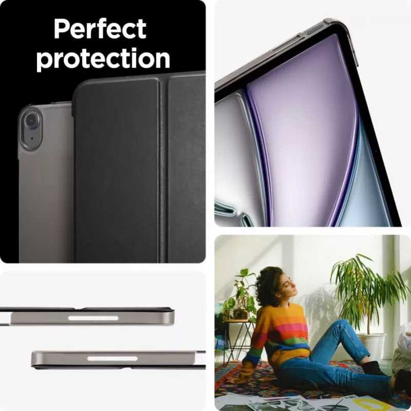 Spigen Smart Fold Case for iPad Air 13 inch 2024 - Black