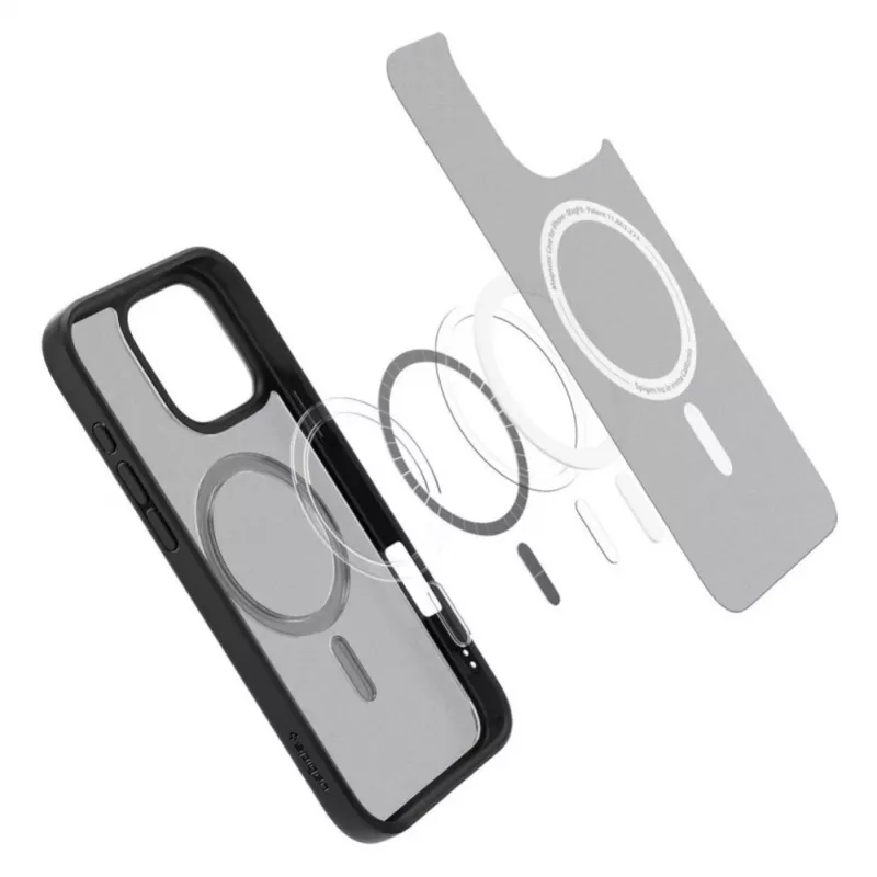 Spigen Ultra Hybrid Mag Case su MagSafe, skirta iPhone 16 Pro - Juoda