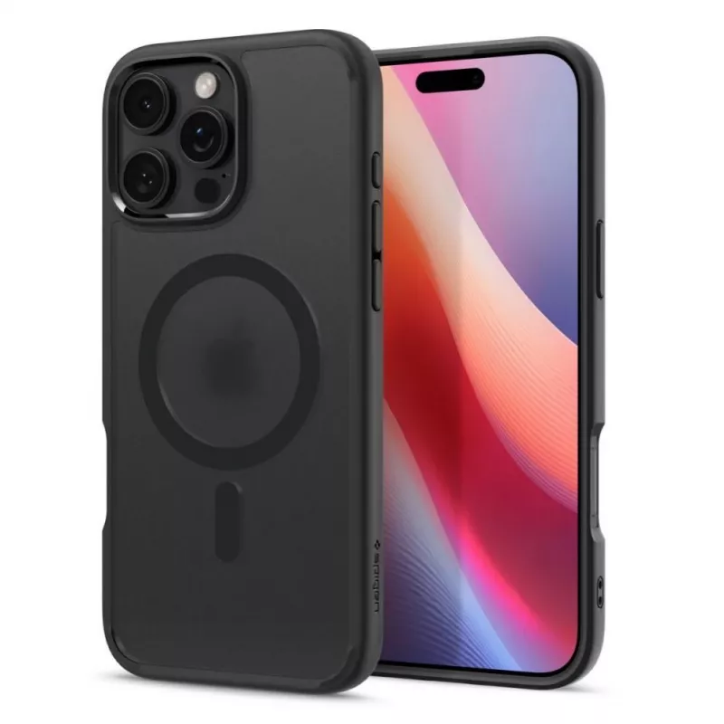 Spigen Ultra Hybrid Mag Case su MagSafe, skirta iPhone 16 Pro - Juoda