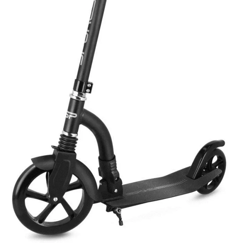 Spokey Agent 929389 Vaikiškas paspirtukas – aliuminio rėmas, 120 mm PU ratai, ABEC-5 guoliai, sulankstomas, 3 aukščio padėtys, max 50 kg, raudonas