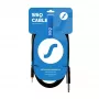 SSQ MiJS2 - 3.5mm į 6.3mm stereo lizdo garso kabelis, 2m, juodas