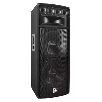 Stage Loudspeaker Q1240 - 12 colių 2 krypčių pasyvus pilno diapazono PA garsiakalbis, 400W RMS, 8 omai, juodas