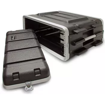 Stagg ABS 4U Rack Case - 19 colių ABS rackmount lagaminas su priekiniu ir galiniu dangčiais