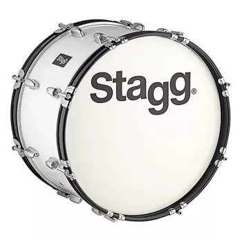 Stagg MABD-2012 maršinis bosinis būgnas 20 colių x 12 colių baltas