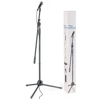 Stagg SDM50 SET dinaminis mikrofonų rinkinys su stovu, kabeliu ir segtuku