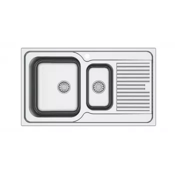 Stainless Steel Sink Satin AS 192 with Siphon