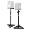 STAND4ME MON 1 MKII 2 vnt. monitorių stovai - teleskopinis aukščio reguliavimas 800-1300 mm, plienas, juoda spalva, 20 kg apkrova