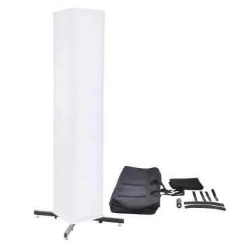 STAND4ME TOWER SET Movable Head Base - Juodas plieninis modulinis apšvietimo stovas