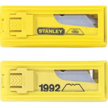 Stanley 0-11-921 Trapecinės keičiamos ašmenys, didelio anglies kiekio plienas, 10 vnt.