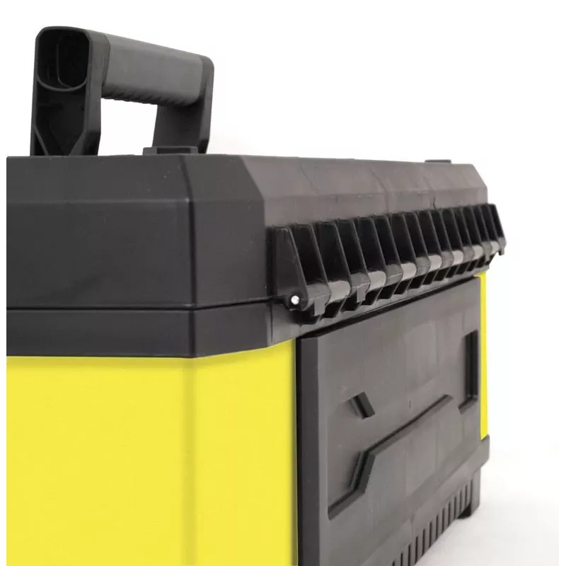 Stanley 1-95-614 Dėžutė smulkioms detalėms/įrankiams, metalas/plastikas, juoda/geltona