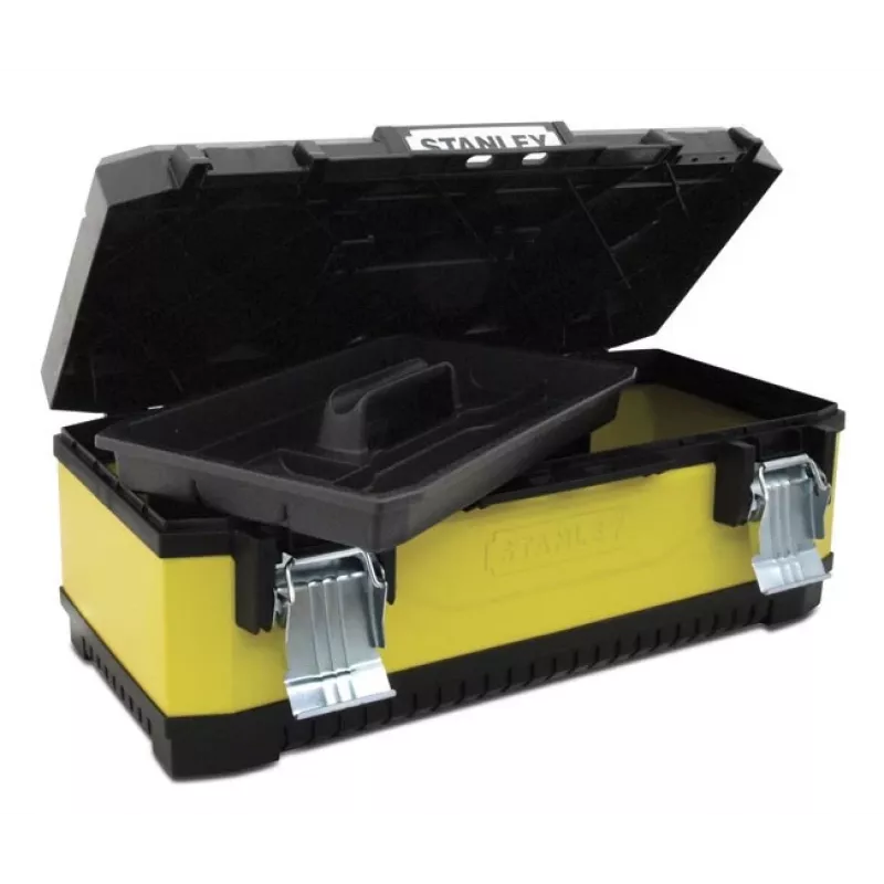 Stanley 1-95-614 Dėžutė smulkioms detalėms/įrankiams, metalas/plastikas, juoda/geltona