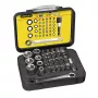 STANLEY 39 dalių 1/4 colio antgalių ir lizdų rinkinys su R.360NANO pasukama galvute