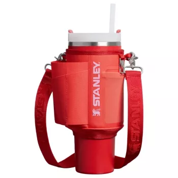 STANLEY All-Day Quencher Carry-All nešiojimo dėklas 1,18L termo puodeliui su šiaudeliu, koralų raudonai oranžinės spalvos