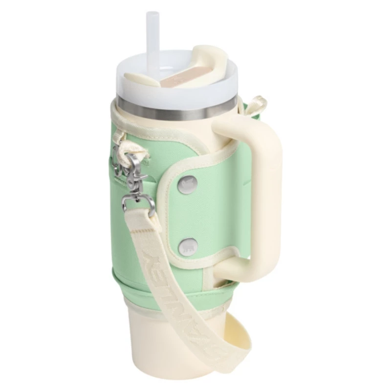 STANLEY nešiojimo dėklas The All-Day Quencher Carry-All 0.89L gėrimų buteliui - pistacijų spalvos