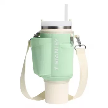STANLEY nešiojimo dėklas, skirtas The All-Day Quencher Carry-All 1,18L termo puodeliui su šiaudeliu - pistacijų spalvos