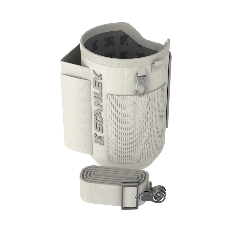 STANLEY All-Day Quencher Carry-All 1,18L termoso puodelio su šiaudeliu nešiojimo dėklas, kreminės spalvos
