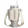 STANLEY All-Day Quencher Carry-All 1,18L termoso puodelio su šiaudeliu nešiojimo dėklas, kreminės spalvos